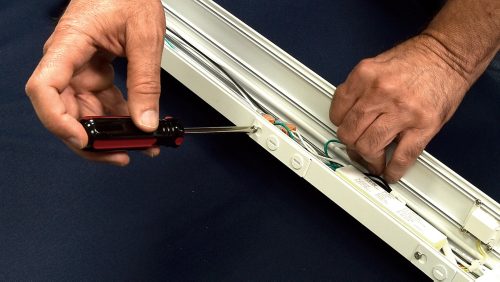 Wiring flexibility allows space savings