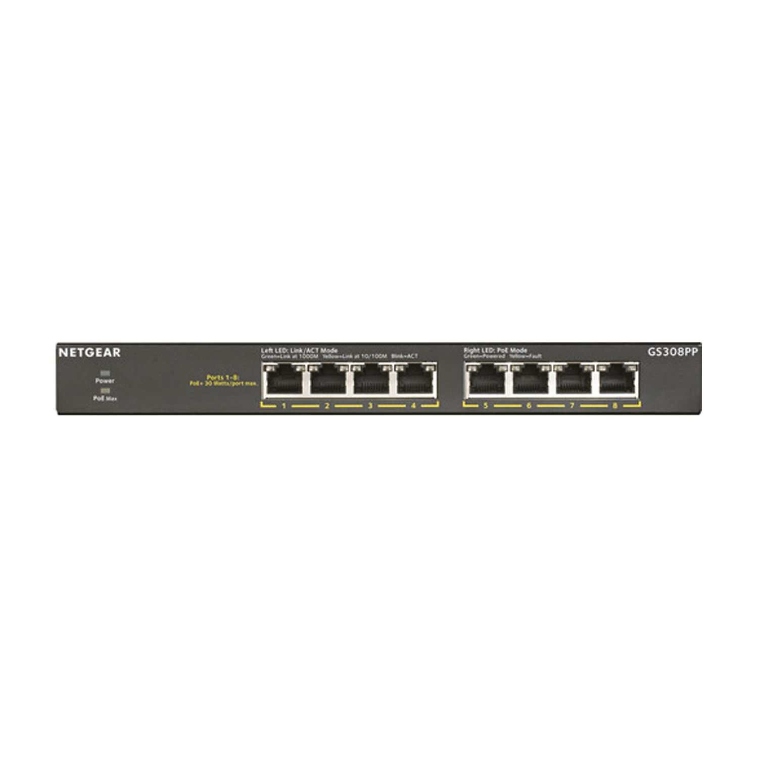 【新品・未開封】PoE +ネットワークスイッチ　GS308EPP-100JPS NETGEAR GS308EPP | NetGuardStore.com