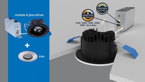 Module + Trim = Luminaire