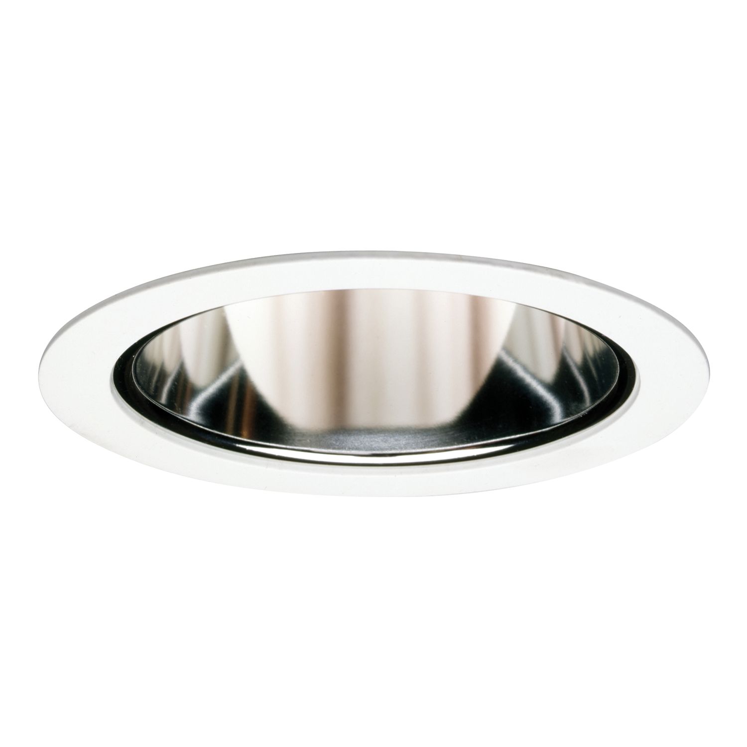 HAL 999P 4" SPECULAR REFLECTOR CONE W/WHITE TRIM