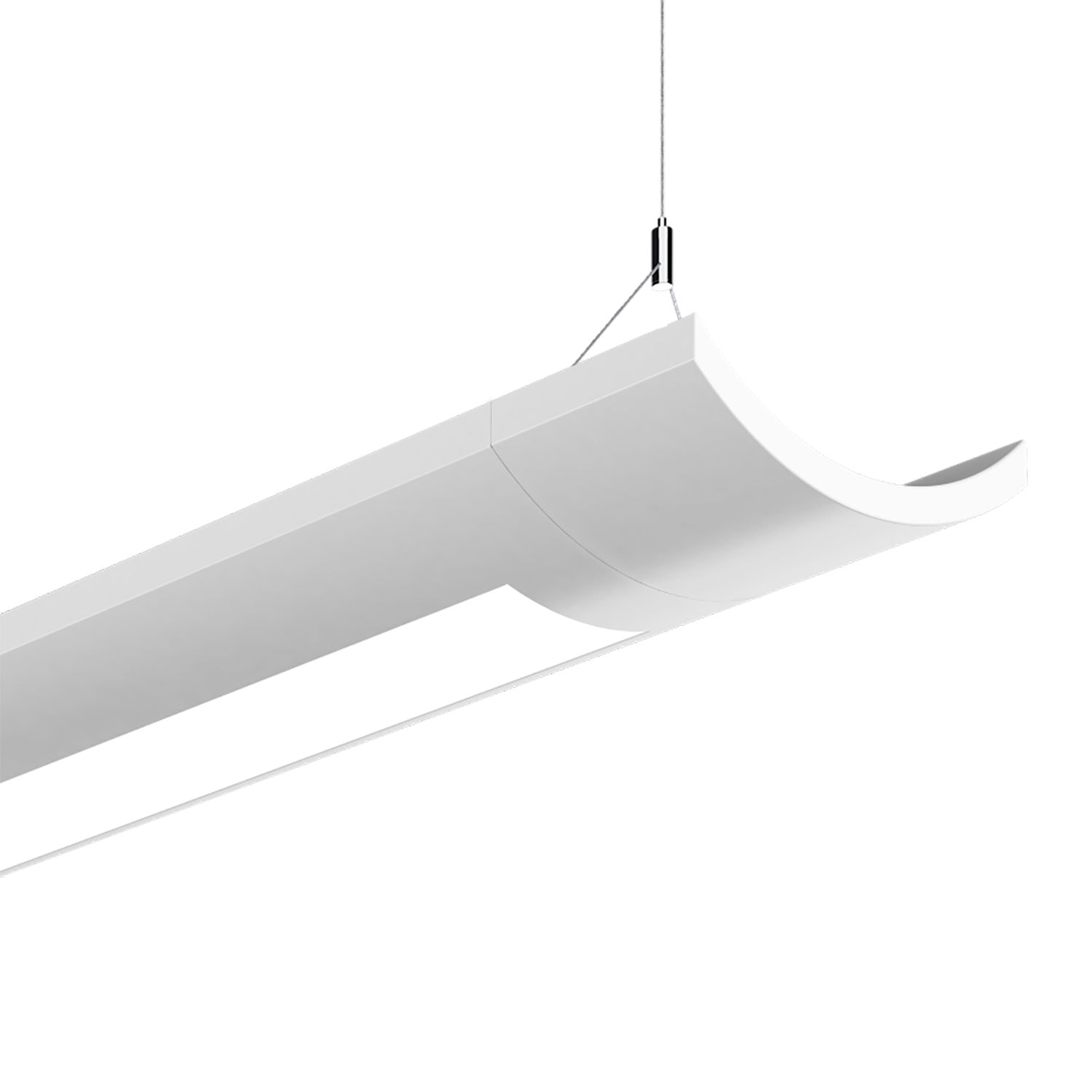 COOPER DESIGNS V1 　8’8″ × 22 7/8 × 3 Iridium i3 Suspended | Cooper Lighting Solutions