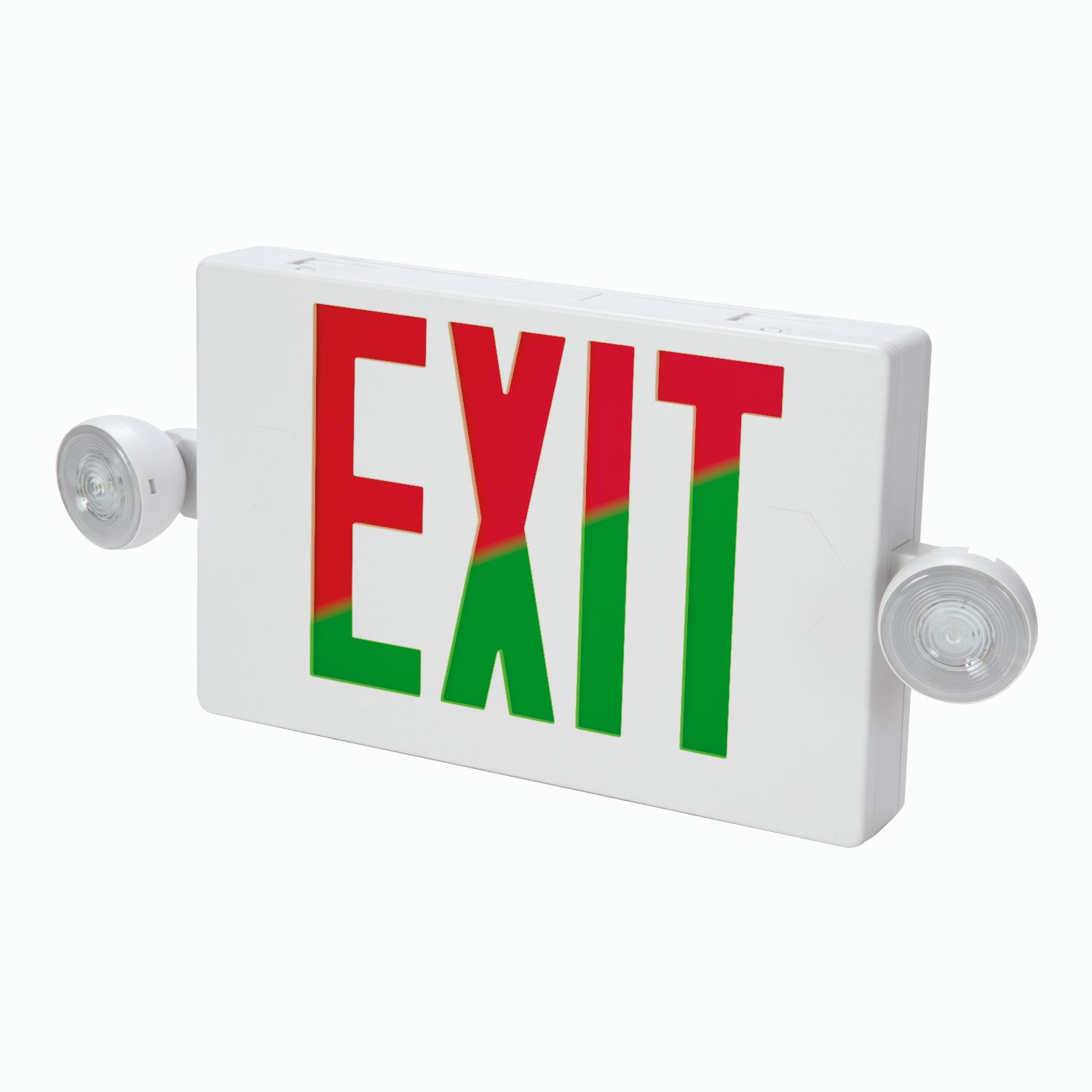 SUR APC7RG ALL-PRO EXIT & EMERGENCY LIGHT RED/GREEN SELECTABLE (NOT REMOTE CAPABLE)