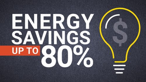 Excellent energy savings