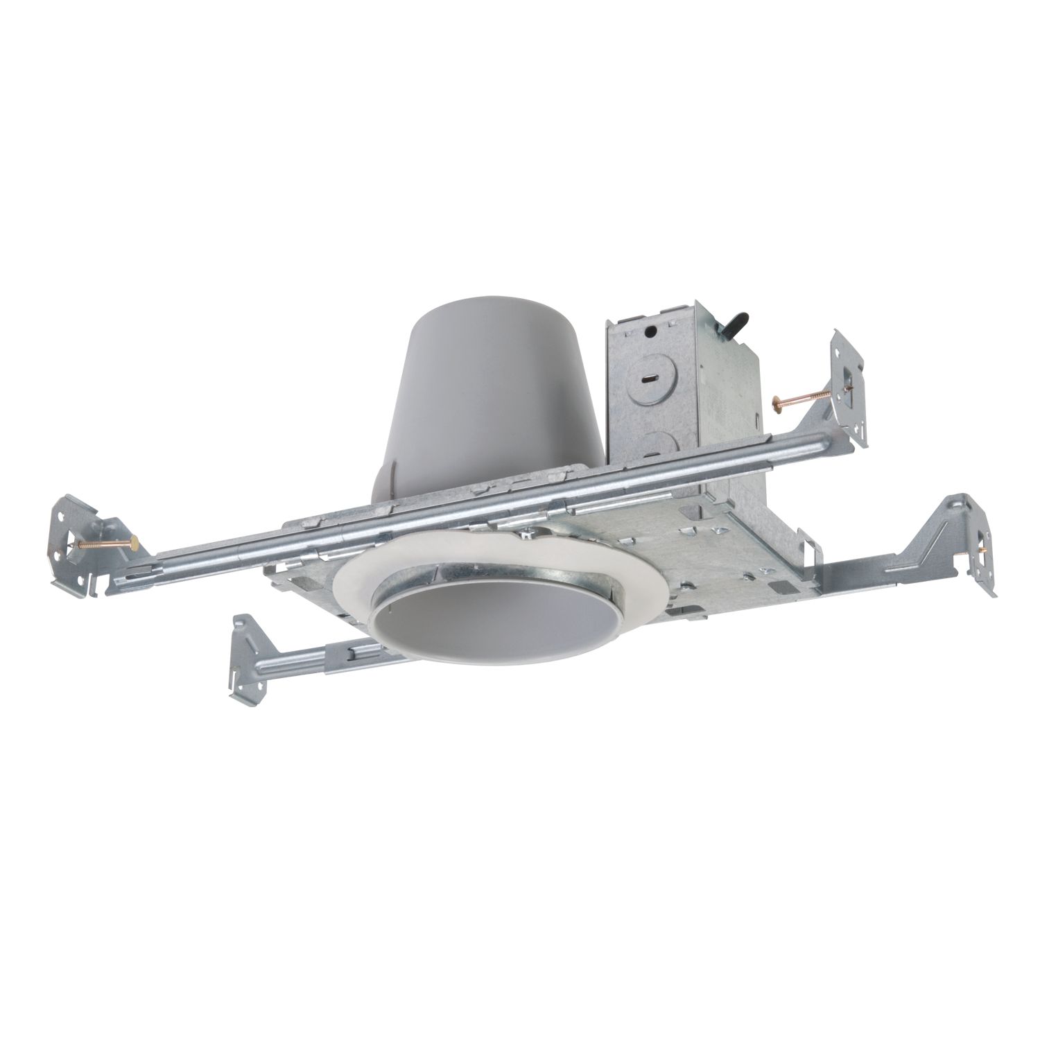 HAL E4TATSB 4" NON-IC RATED NEW CONSTRUCTION HOUSING WITH SOCKET BRACKET