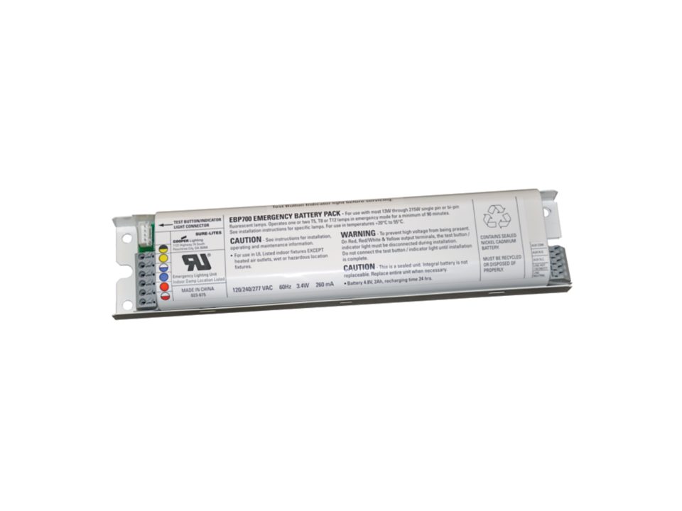 EBP Series Emergency Battery Pack Cooper Lighting Solutions