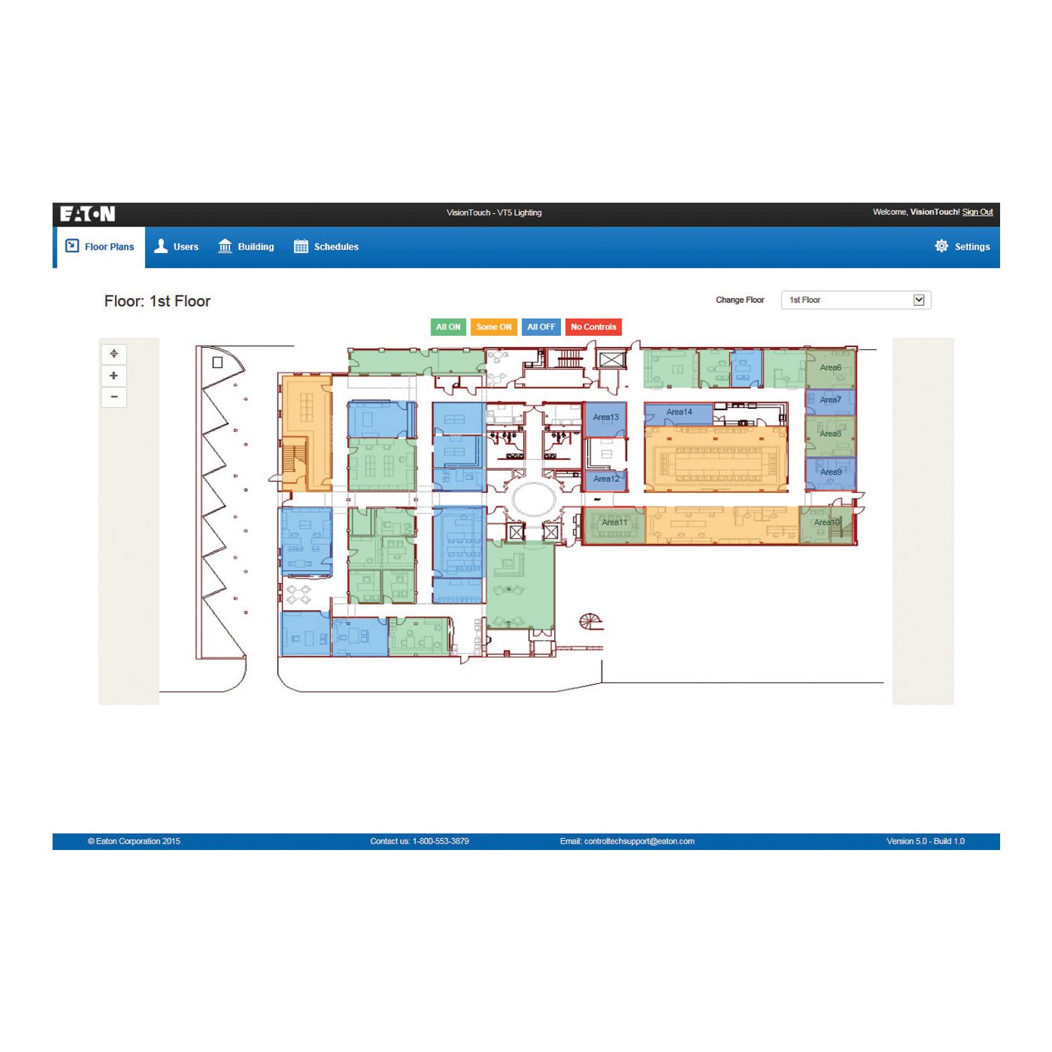 VisionTouch 5 Software | Cooper Lighting Solutions