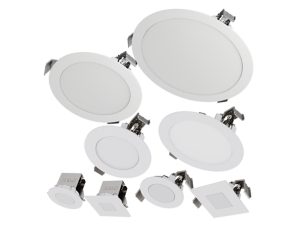 HLB Slim Low-Glare Canless LED Downlights - Flip-N-Klip™ Springs
