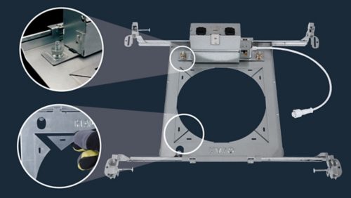 Breakaway Tab Mounting Frame