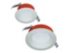 RLFR Fire Rated Recessed Baffle Canless LED Downlights