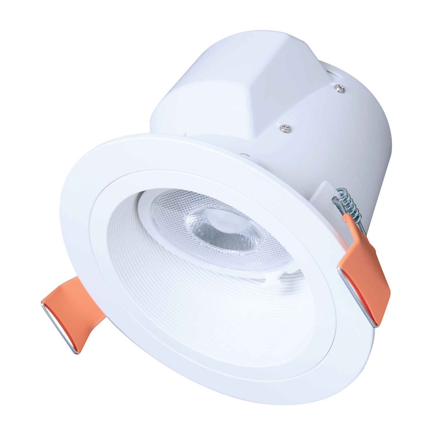 HAL RLS6159FS1EWHDMR 6" RL SLOPE CEILING DIRECT MOUNT MODULE 1500 LUMEN 90 CRI 5CCT 120V MATTE WHITE BAFFLE HALO MARKETPRO