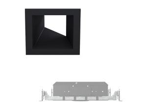 P3SQAS 3" Square Shallow Adjustable - Accent, Downlight, Wall Wash