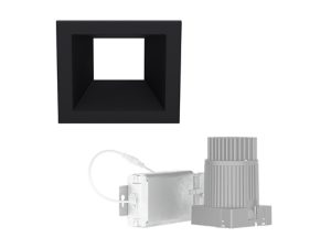P3SQRT 3" Square Install-from-Below Downlight & Wall Wash