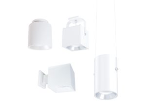 6" Shallow Cylinder LERS6C/LESQS6C General Illumination Round and Square LED