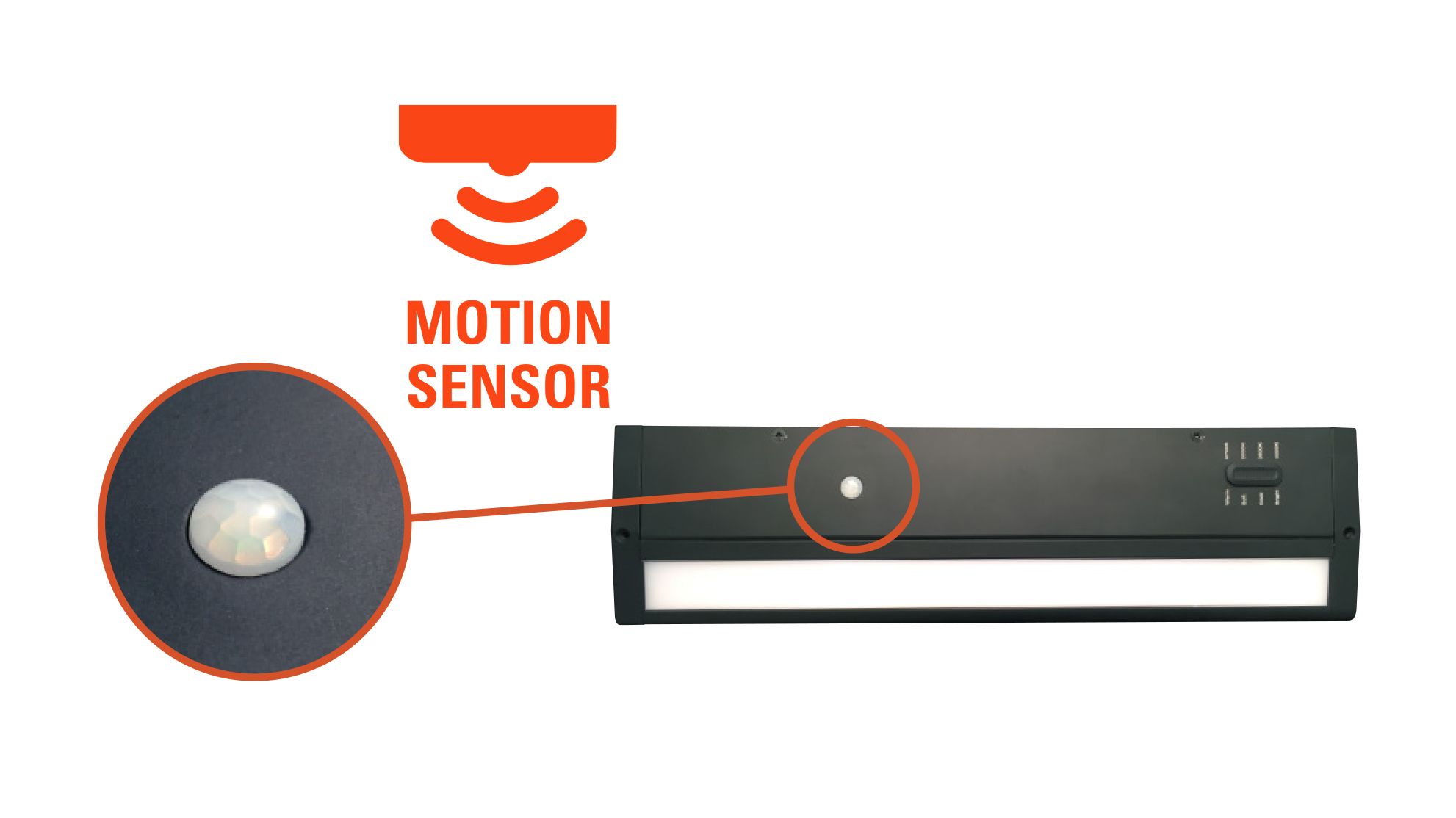 Save energy with the PIR motion sensor