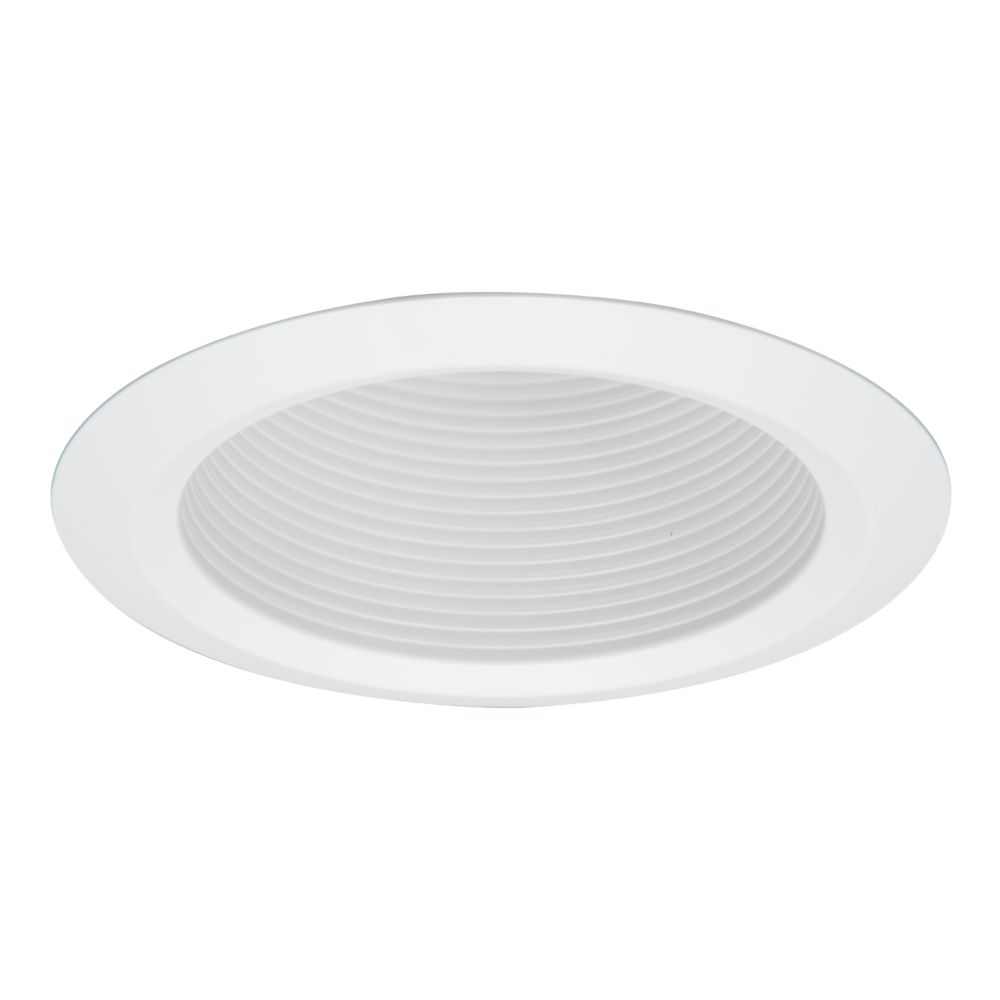 Product image for Halo 5125WB 5" Full Cone White Baffle, White Self-Flange Ring