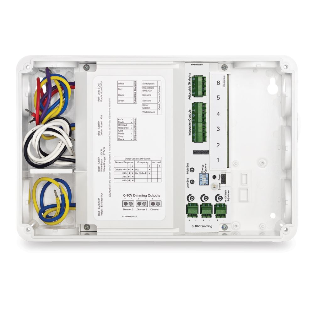 Product image for Greengate RC3D-PL Room Controller, 3 relays, 3 0-10V Dim, Plenum