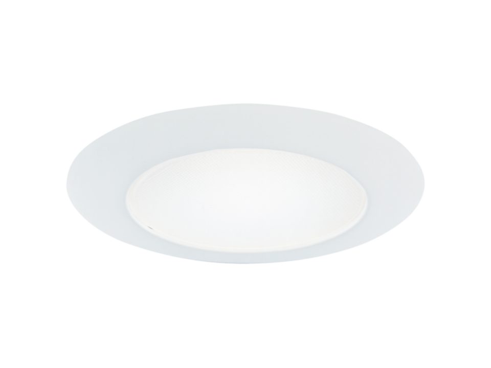 Set of 2 HALO Recessed 70PS 6-Inch Trim Wet Location and Air-Tite Listed Trim with Frosted Albalite Lens White 