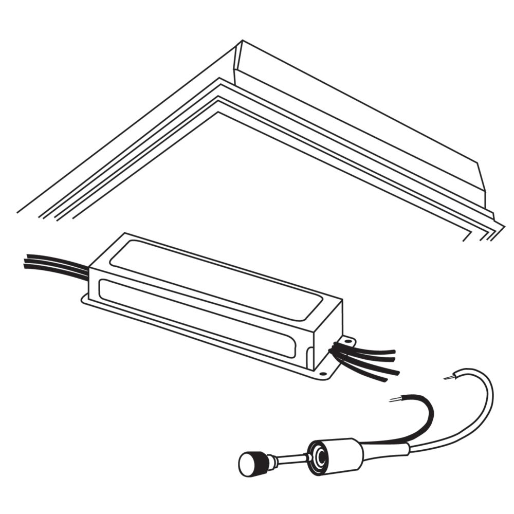 Product image for Metalux DF-24W-U 2'x4' Dry Wall Frame Kit