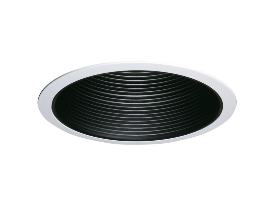 Halo 310 Series 6 in White Recessed Ceiling Light Fixture Trim w/ Coilex Baffle 
