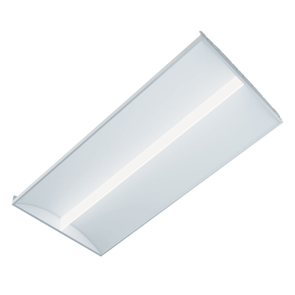 Product image for Metalux 24SR-LD2-39-C-UNV-L835-CD1-U LED, 2'x4' SkyRidge, WaveStream, 3900 Lumens, 85 CRI, 3500K, UNV 0-10V Dimming Driver, Curved