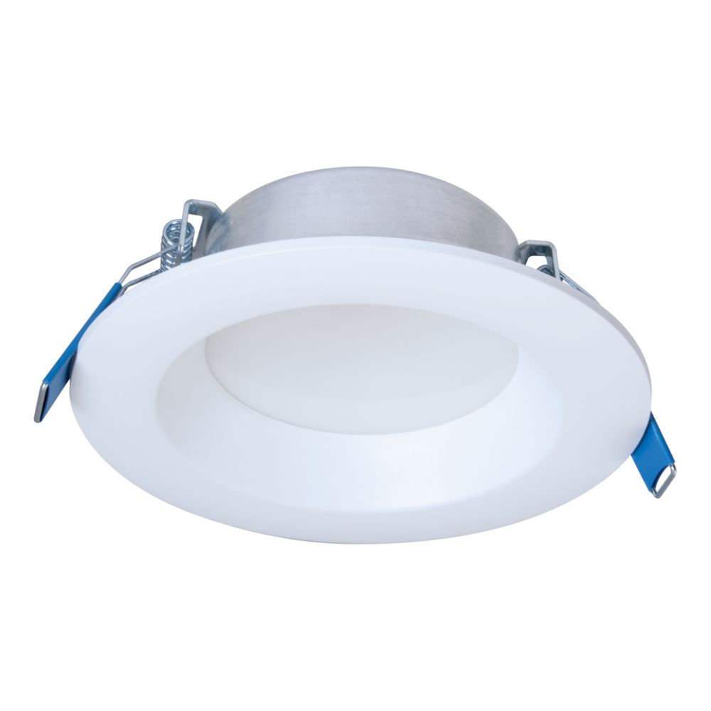 Product image for Halo LT4069FS351EWHR 4-inch LED retrofit module, baffle trim,600 Lumens,90 CRI,Selecctable,120V,Recyclable,Matte White finish