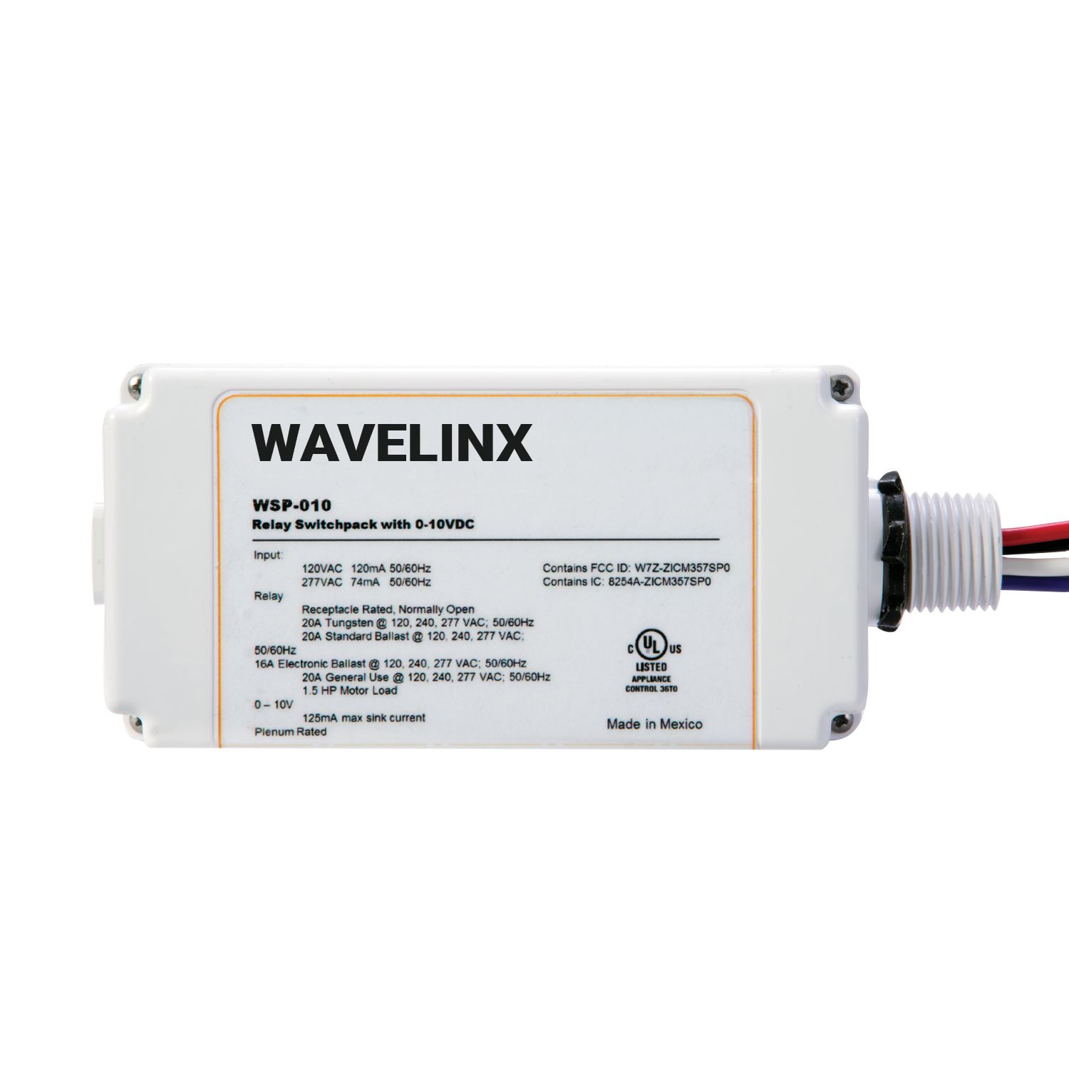 WaveLinx Relay Switchpack with 010V Cooper Lighting Solutions