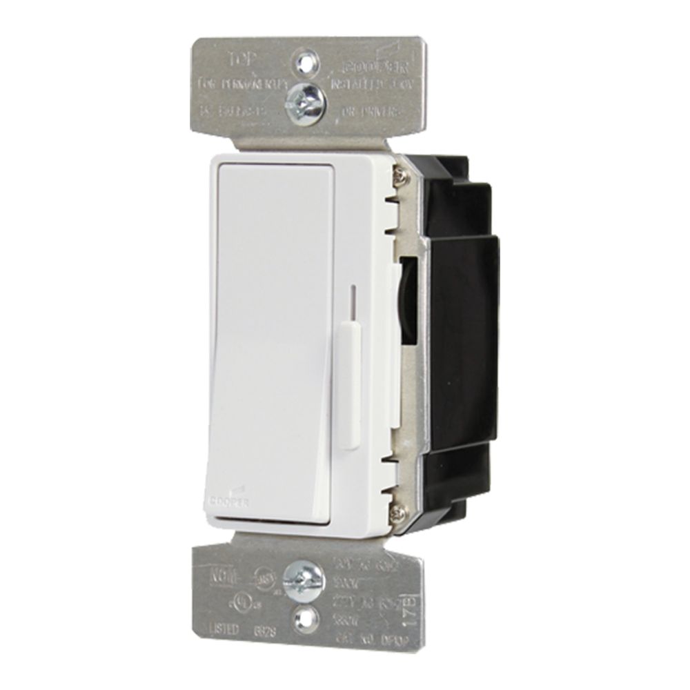 Product image for Greengate WBSD-010DEC-C1 0-10V Decorator Wallswitch Slide Dimmer, 120/277VAC, White/Ivory/Almond